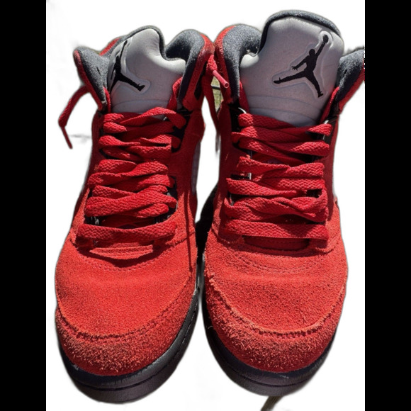 Air Jordan 5 GS Raging Bulls 440888-600 Size 5Y Gently Used - Picture 2 of 12